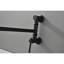 Robinet de remplissage noir mat, robinet mural en laiton avec fonctionnement en douceur et bras de finition résistant aux empreintes digitales pour un nettoyage facile-1101608025