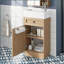 Meuble-lavabo 18,5 po avec lavabo en résine et armoire de porte
