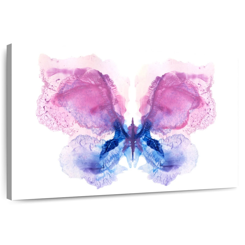 Brampt Fantastic Abstract Butterfly, 24" H x 36" W