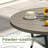4-Person Outdoor Patio Dining Set With Swivel Padded Chairs-1139253091