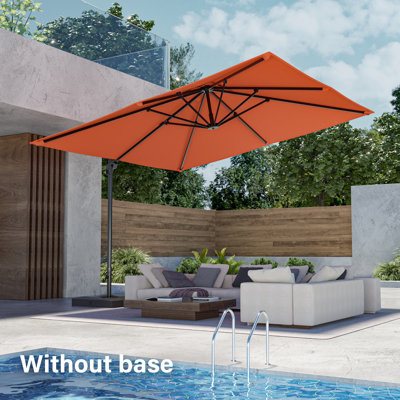 Parasol en porte-à-faux 120 po avec manivelle Fritsche