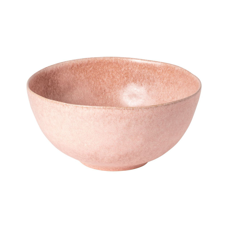Livia Stoneware Serving Bowl, Mauve Rose