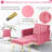 Siemon Velvet Accent Chair with Ottoman-956656806