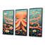 Manahan - ensemble de reproductions d'art mural pieuvre / calmar-108318843-108318848