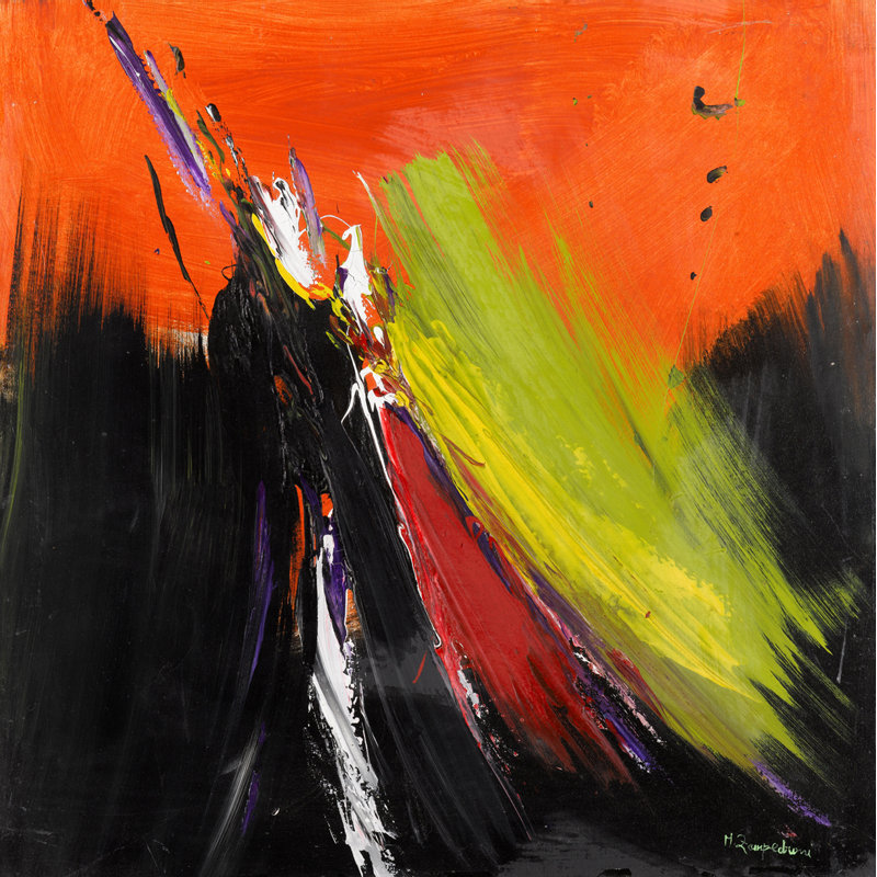 Chaos - peinture sur toile tendue
