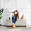 Repose-pieds en cuir Arlana-275685173-275685171