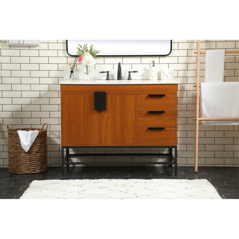 Ensemble de meuble-lavabo simple 42 po Eugene, Teck