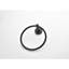 6 porte-serviettes de salle de bain en acier inoxydable - fixation murale, noir mat, design tendance, protection des bords, résistance à la corrosion, installation simple pour différentes pièces-1436962590