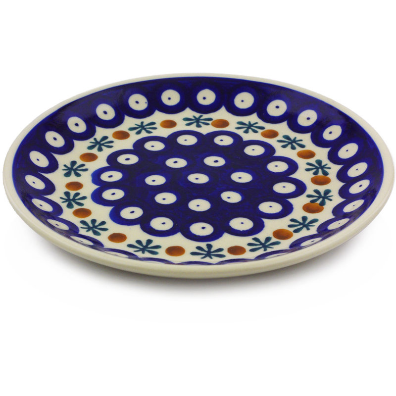 Assiette plate 7 po en céramique
