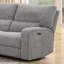 Canapé modulaire inclinable électrique en tissu de chenille de 114 po de large Swanton Anthony
