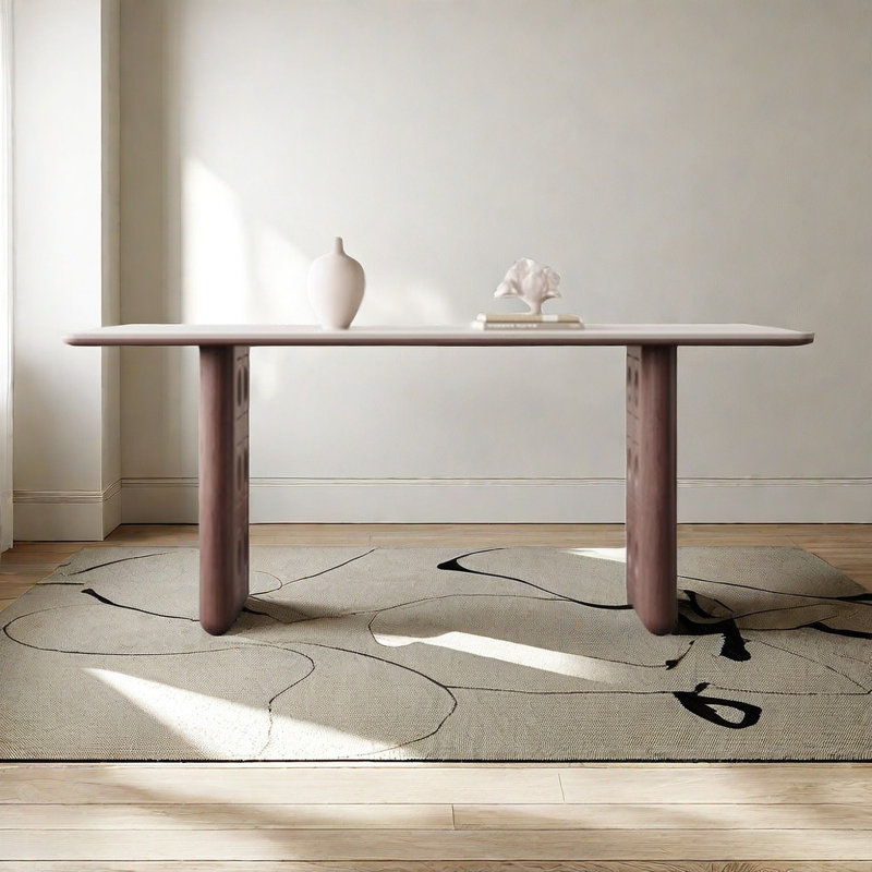 Table de salle à manger Nikerria, H 29,5 po x L 62,9 po x l 31,4 po