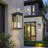 Solar-powered LED Outdoor wall lights with Motion Sensor(set of2)