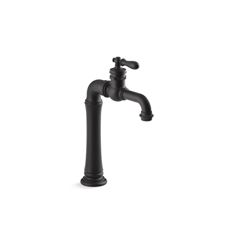 Artifacts Gentleman's Bar Faucet with Accessories, Matte Black