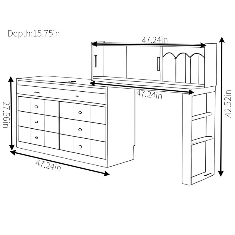 Commode rétro pratique