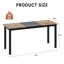 Solid Wood Top Metal Base Computer Desk-1915131688
