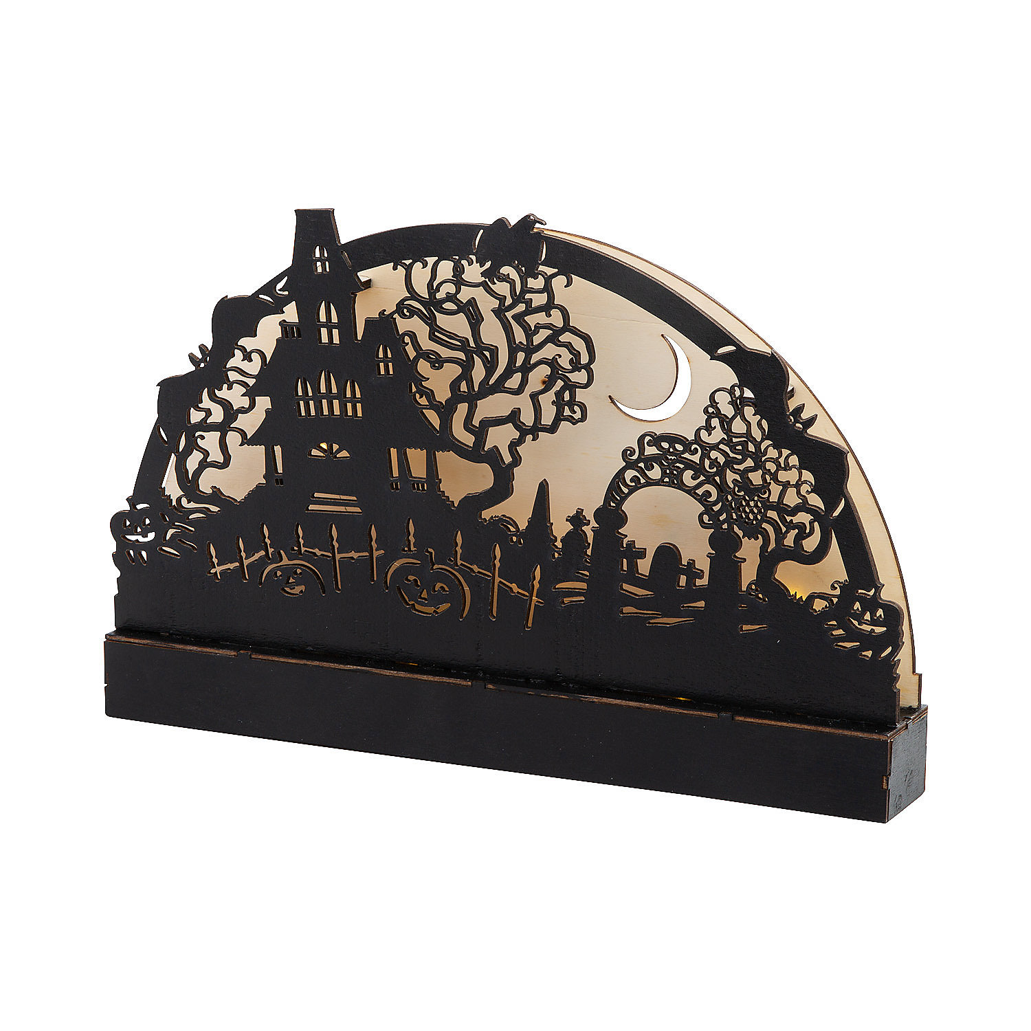 The Holiday Aisle® Haunted House Table Decoration Wayfair