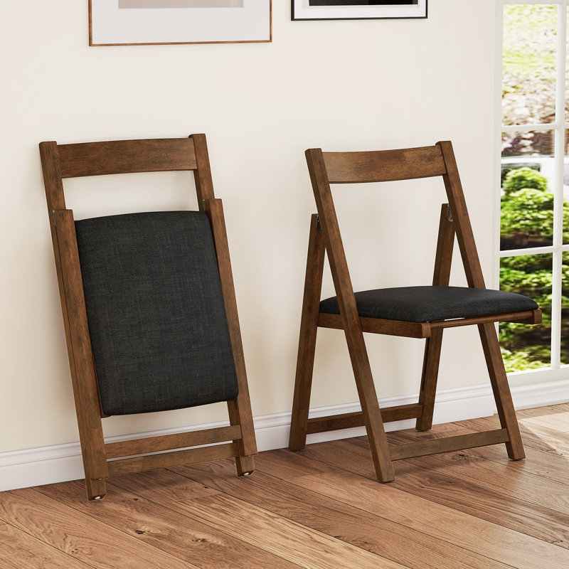 49cm H Fabric Upholstered Side Chair, Beige, 4, Brown