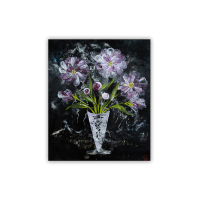 "Twilight Bouquet", art mural sur toile