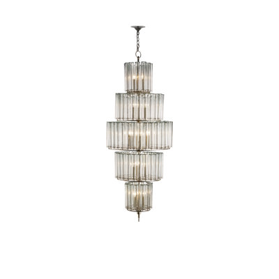 Bevilacqua 18 - Light Dimmable Tiered Chandelier