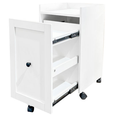 Organizer for Pantry -Sliding out Snack cabinet , Multi-Layer Soda Can Organizer for Pantry, Mobile Snack Storage Rack with Wheels
