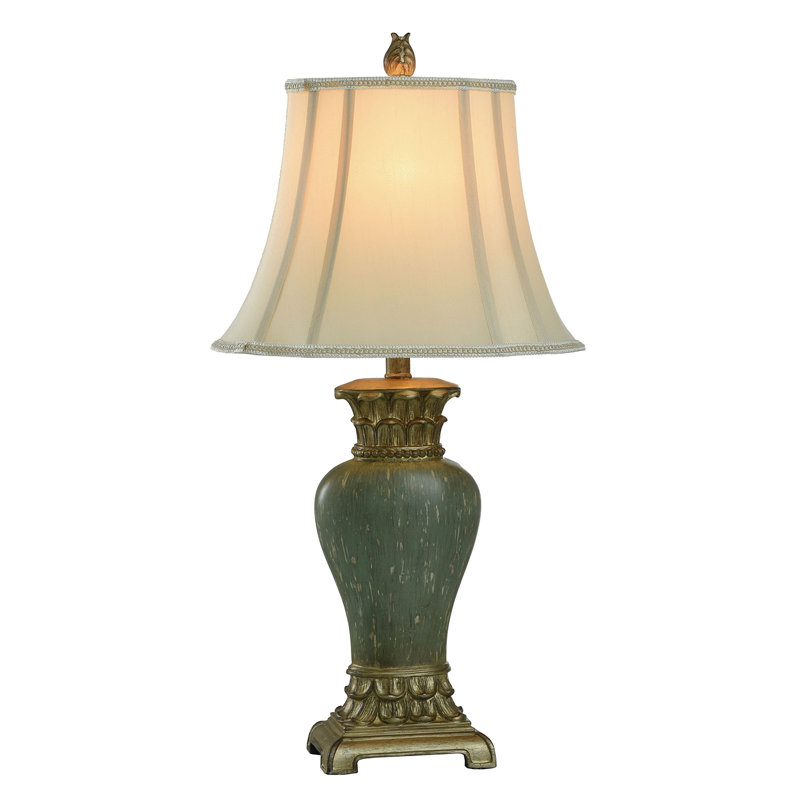 Lampe de table 30 po Fullilove, Sauge vieilli, Blanc cassé