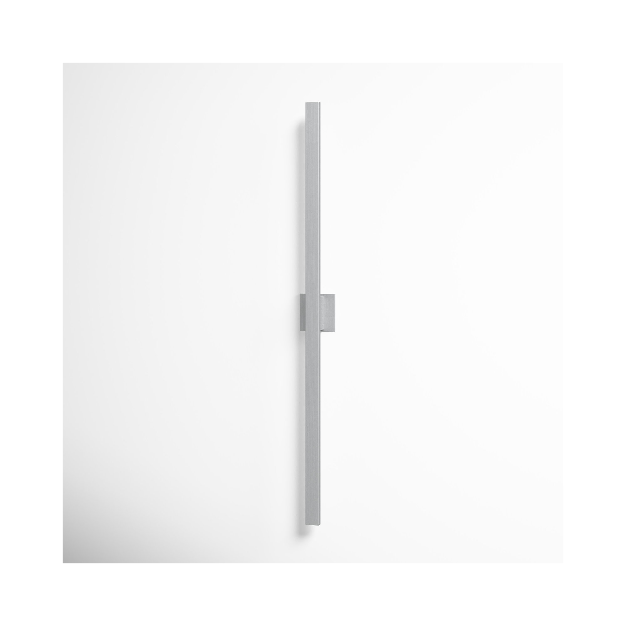 Replay Cylinder Outdoor Aluminum LED Wall Light, Satin Aluminum