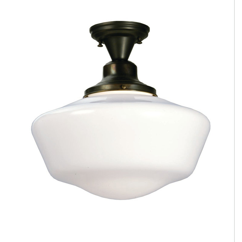 Glass Semi Flush Mount