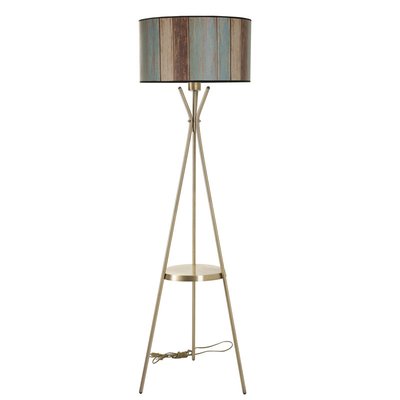 Key Vista 158cm Multicolor Tray Table Floor Lamp