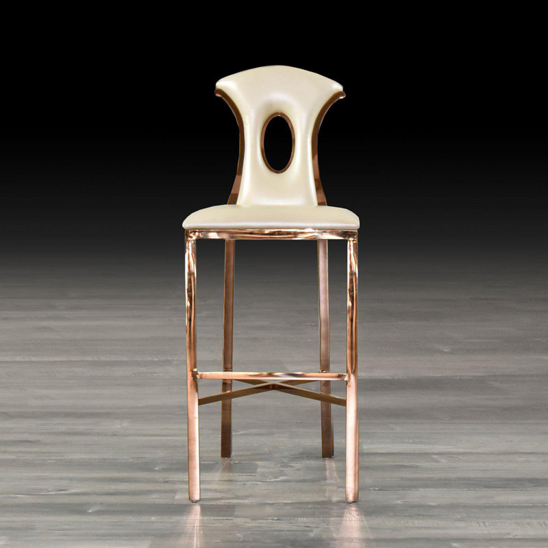 Sabastian Upholstered Faux Leather Counter Stool