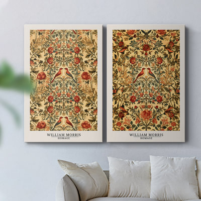 Toile tendue avec châssis de la meilleure qualité de la série CD-XXXWI de William Morris - Prêt à être accroché