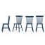 Chaise d'appoint en bois massif Chesley-447712034