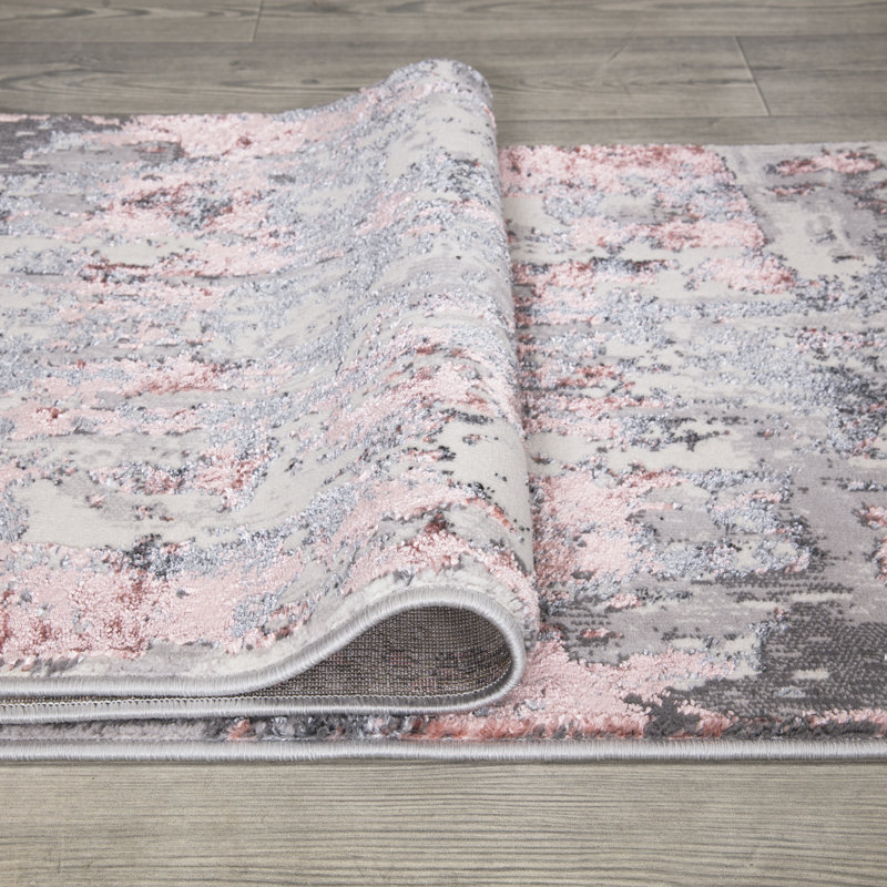 Kropf Abstract Indoor / Outdoor Area Rug, Round 120 x 120cm