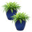 Atenea Francine Round Imperial Ceramic Outdoor Planter-860479538-860479536