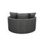 Fauteuil demi-tonneau en polyester de 61 po Ashonte Anjuan-234916350