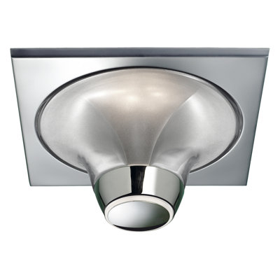 Plafonnier encastré carré 16,25" 4 lumières simple
