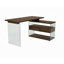 Bindschatel Modular L-Shaped Glass Writing Desk