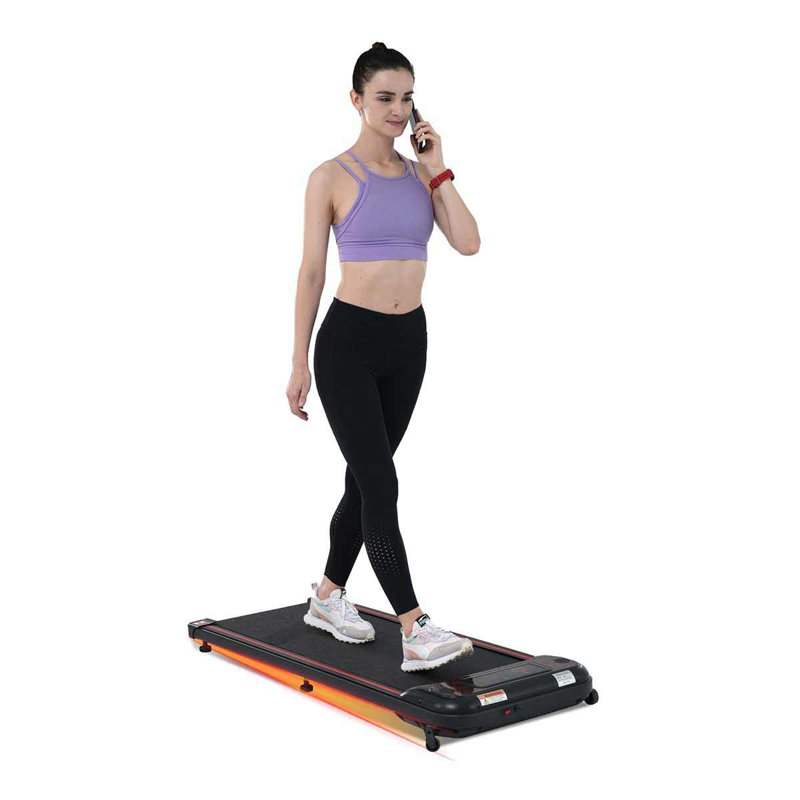 Machine de course sous le bureau de 2,5 HP avec télécommande à poignet pour la course à pied