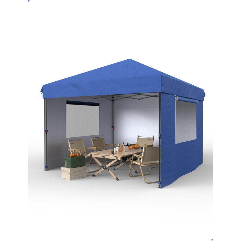 Metal Pop-up Canopy, Bleu