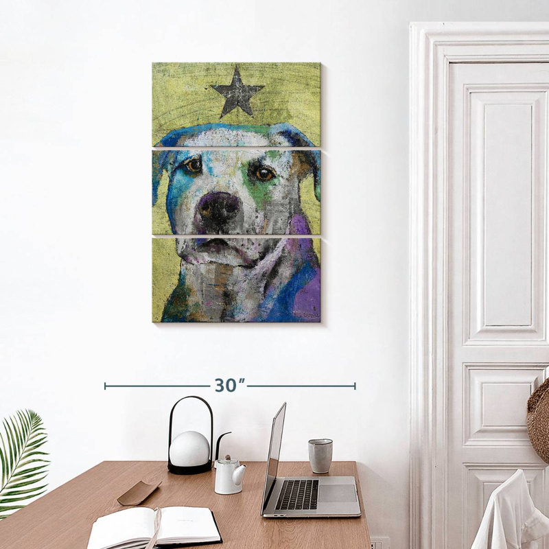 Brampt Pit Bull Terrier, 32" H x 20" W