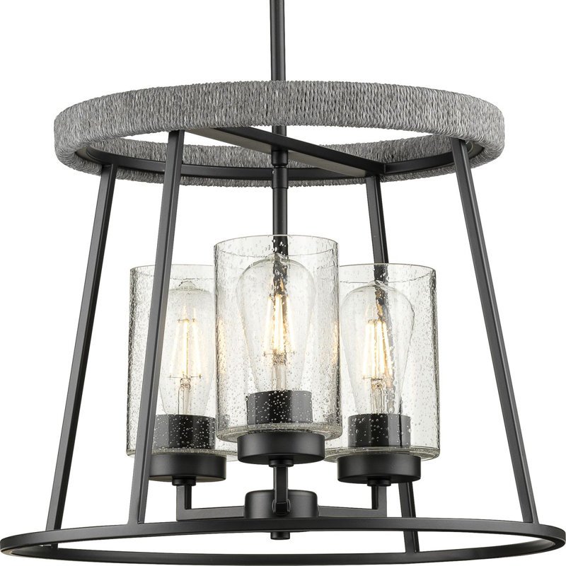 Lustre géométrique à 3 lumières Rozellia