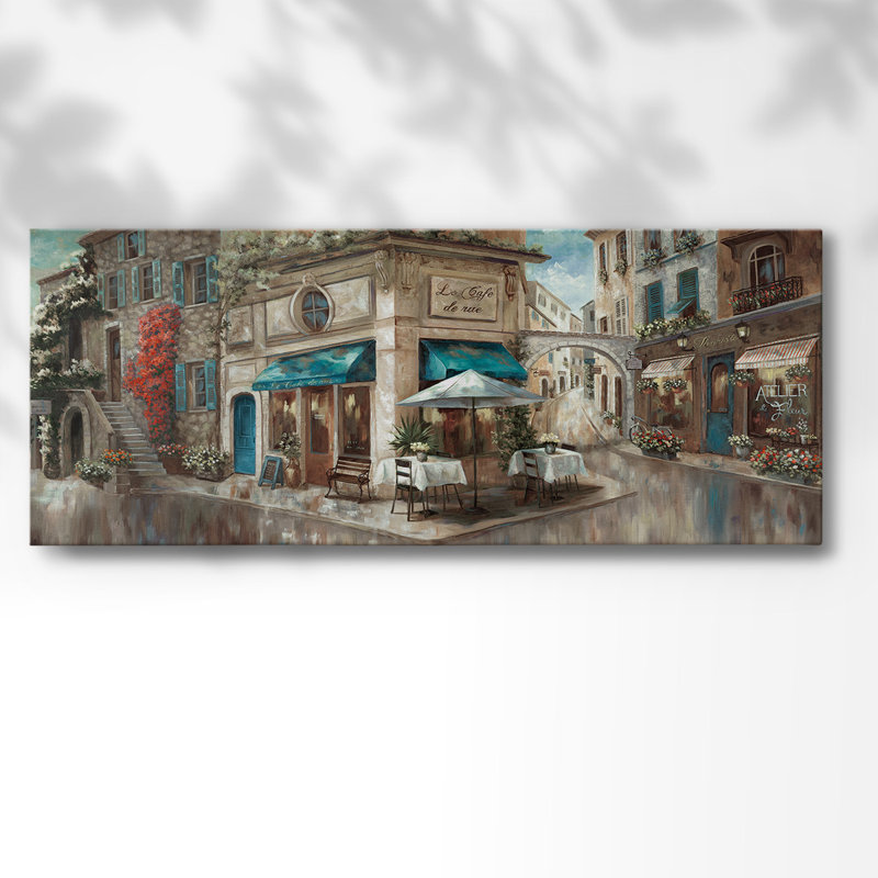 " Corner CafÃ© ", 20" H x 50" W x 1.5" D