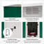 Bouzoun 23 ft. W x 10 ft. D Plastic Pent Garden Shed-900340220