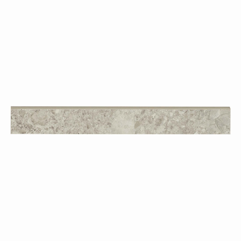 Frammenta 3'' L x 24'' W Porcelain Bullnose Tile Trim, Beige