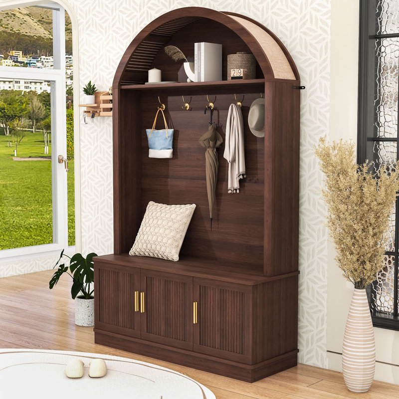 Arbre d'entrée Farmhouse, Walnut
