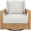 Chaise pivotante en teck Montford