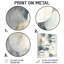 Minimal Circle Explosion I - décoration murale géométrique en métal, impression moderne sur métal-95758676