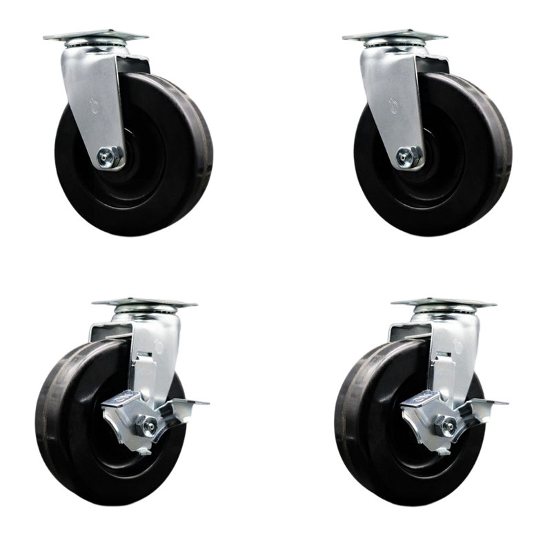 4 Piece Phenolic Caster Set