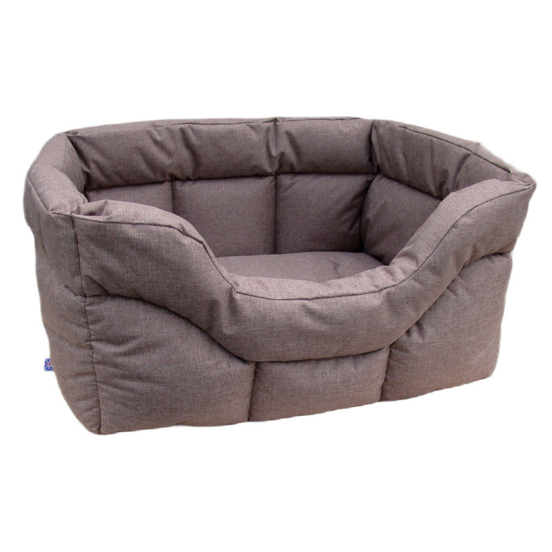 McAlester Polyester Pet Bed, Light Brown, 35cm H x 98cm W x 82cm D