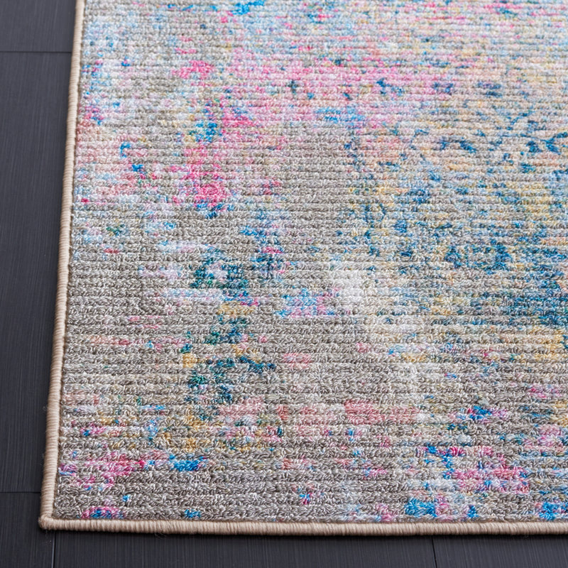 Iraiz Sequoia Performance Machine Washable Abstract Rug, Runner 2'2" x 9'