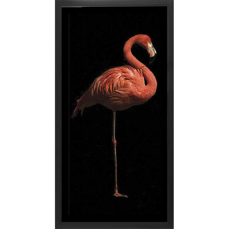 Flamingo 1 - Print on Wood